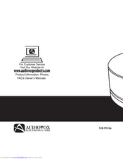 Audiovox IPD-HDSS Owner's Manual