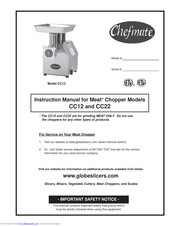 Chefmate CC22 Instruction Manual