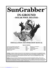 SunGrabber IN-GROUND Installation And Operation Manual