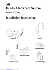 3M C1060 Installation Instructions Manual