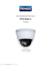 ProVisual PTZ-9610-B User Manual