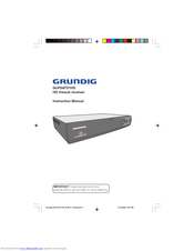 Grundig GUFSAT01HD Instruction Manual