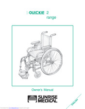 Sunrise Medical Quickie 2 range Owner's Manual