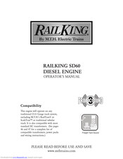 Rail King SD60 Operator's Manual