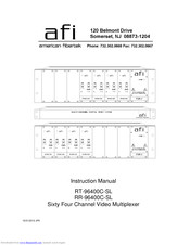 American Fibertek RT-96400C-SL Instruction Manual