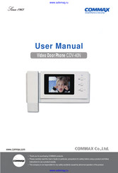 Commax CVD-40N User Manual