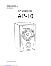 CA Electronics AP-10 Owner's Manual