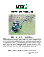 MTD 250 Series 2005 Service Manual