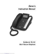 Talkswitch TS-100 Owner's Instruction Manual