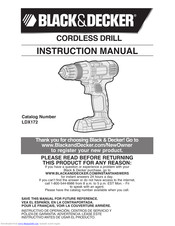 Black \u0026 decker LDX172 Manuals | ManualsLib