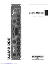 Behringer V Amp Pro Manuals Manualslib