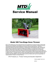 Mtd 380 Service Manual