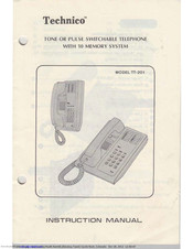 Technico TT-201 Instruction Manual
