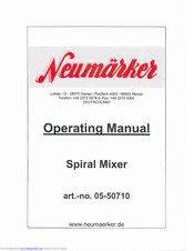 Neumaerker 05-50710 Operating Manual