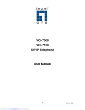 LevelOne VOI-7000 User Manual