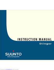 Suunto Stinger Instruction Manual