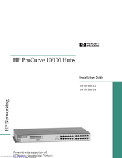 HP ProCurve 10/100 Hub 12 Installation Manual