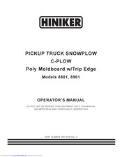Hiniker C-PLOW 8901 Operator's Manual