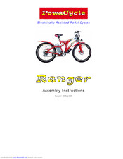 PowaCycle Ranger Assembly Instructions Manual