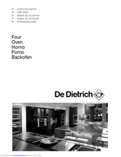 Dedietrich Oven User Manual