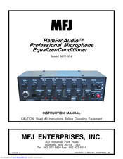 MFJ hamProAudio MFJ-654 Instruction Manual