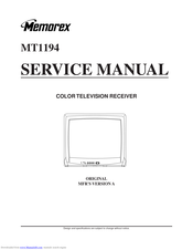 Memorex MT1194 Service Manual