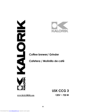 Kalorik USK CCG 3 Operating Instructions Manual