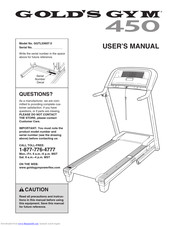 Gold's Gym 450 User Manual