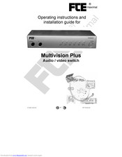 FTE Maximal Multivision Plus Operating	Instructions And Installation Manual