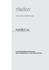 clarion NX501A Owner's Manual