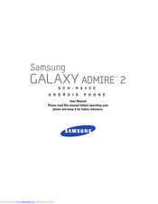 Samsung Galaxy Admire 2 SCH-R830C User Manual