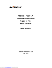 Raisecom RC513-FE User Manual