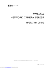ETS IR DOME NETWORK CAMERA SERIES Operation Manual