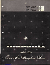 Marantz user manual Bedienungsanleitung für model 105 B englisch Copy 
