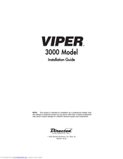 Viper SmartStart 3000 Series Installation Manual
