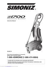 Simoniz s1700 Instruction Manual