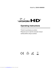 Vision EX0101-W50 Operating Instructions Manual