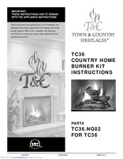 Town & Country Fireplaces TC36 Instructions Manual