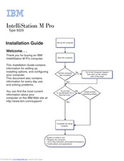 IBM IntelliStation M Pro 9229 Installation Manual