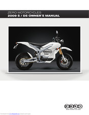 Zero Motorcycles 2009 S Owner's Manual