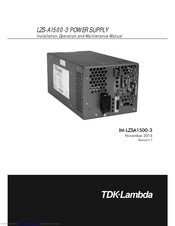 TDK-Lambda LZS-A1500-3 Installation, Operation And Maintenance Manual