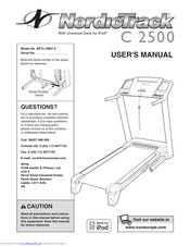 NordicTrack C 2500 User Manual
