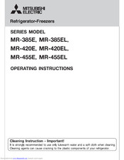 Mitsubishi Electric MR-385EL Series Operating Instructions Manual