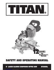 Titan SF210JSL Safety And Operating Manual