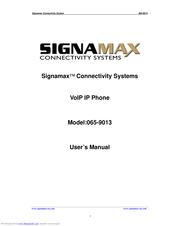 Signamax 065-9013 User Manual