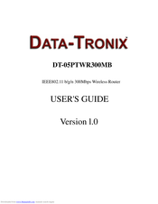 Data-Tronix DT-05PTWR300MB User Manual