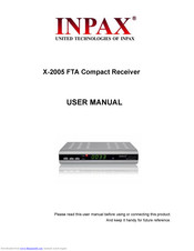 Inpax X-2005 User Manual