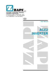 Zapi ACE2 User Manual