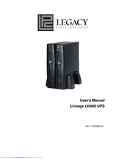 Legacy Lineage LI3000 User Manual