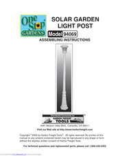 Harbor Freight Tools 94069 Assembling Instructions